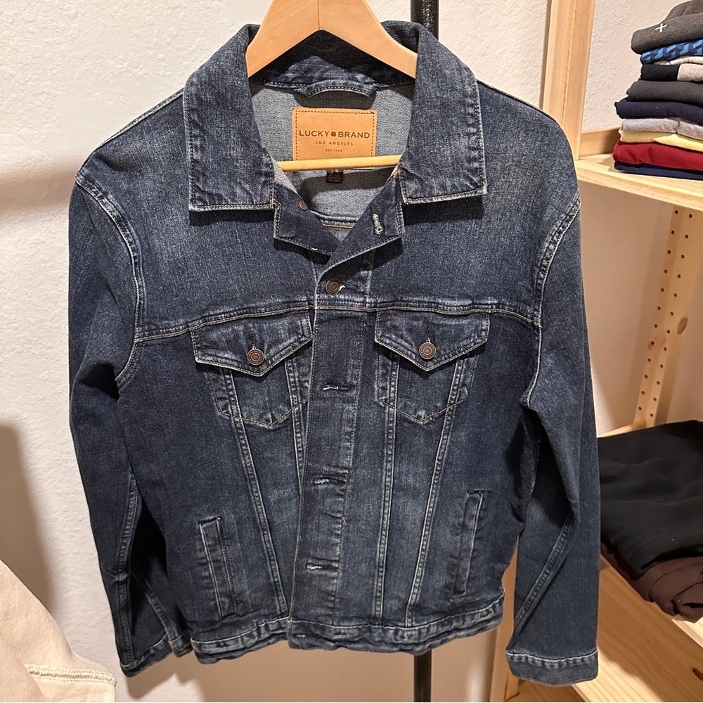 Lucky Brand Dark Blue Denim Shirt